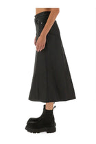 Rick Owens Women's Denim Skirt Black, view 4