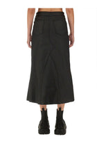 Rick Owens Women's Denim Skirt Black, view 3