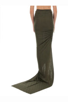 Rick Owens Women's Edfu Skirt Green, view 3