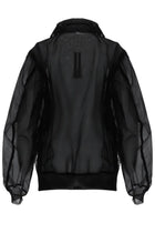 Rick Owens Women's Bomber Dracucollar Flight Jacket Black, view 2