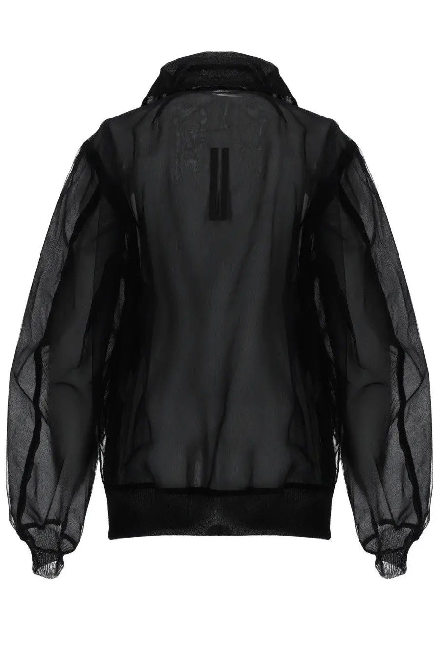 Rick Owens Women's Bomber Dracucollar Flight Jacket Black, view 2