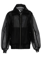 Rick Owens Women's Bomber Dracucollar Flight Jacket Black