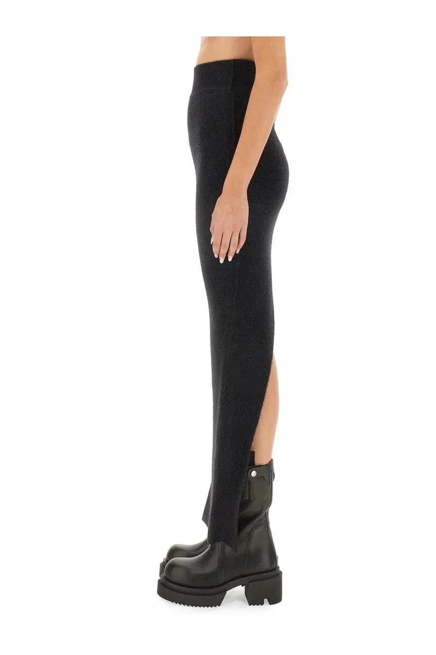 Rick Owens Women's Knit Skirt Black, view 4