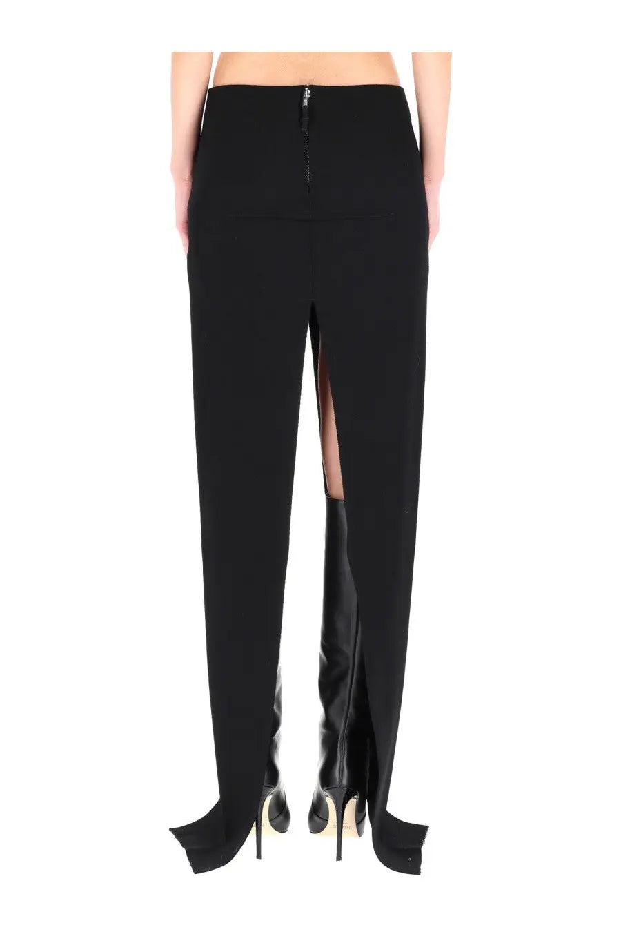 Rick Owens Women's Long Skirt Black, view 4