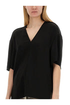 Rick Owens Women's Neck Shirt Black, view 4