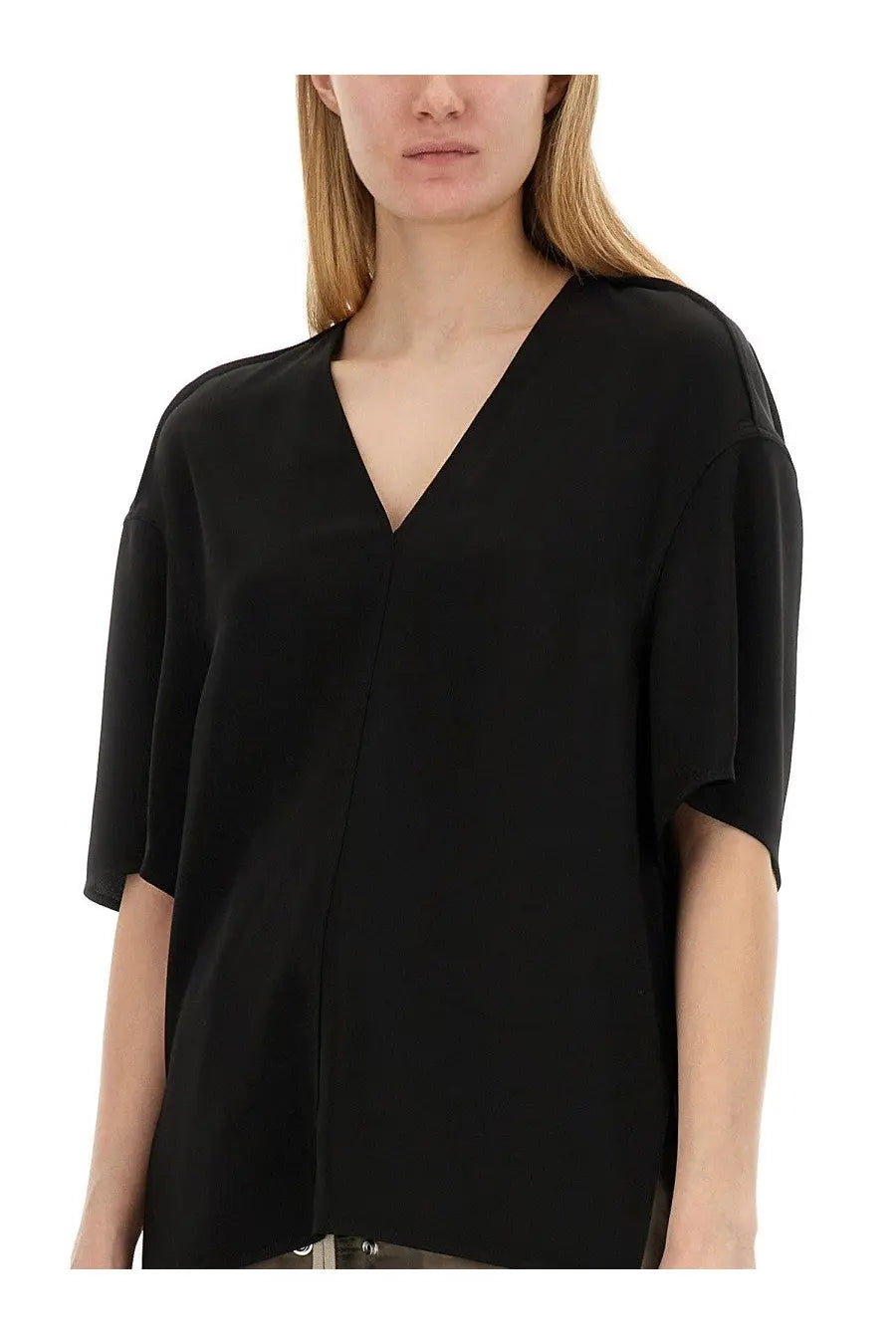 Rick Owens Women's Neck Shirt Black, view 4
