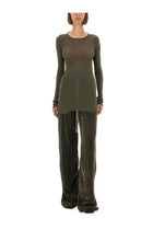 Rick Owens Women's Pants Dietrich Green, view 2