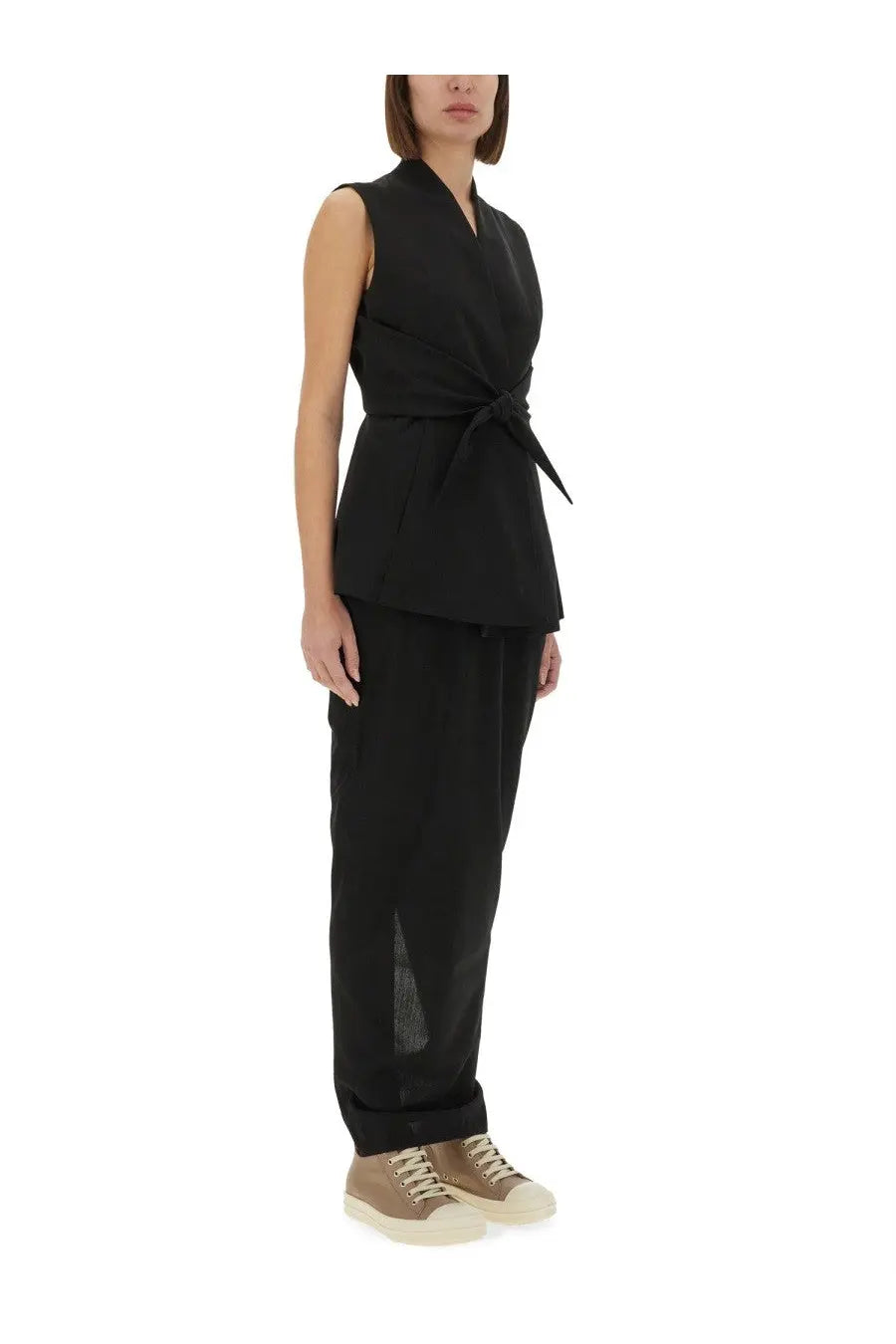 Rick Owens Women's Pillar Maxi Skirt Black, view 2