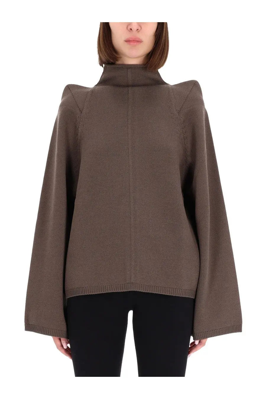 Rick Owens Women's Wool Top Sweater Grey