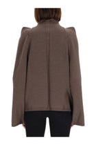 Rick Owens Women's Wool Top Sweater Grey, view 3