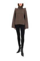 Rick Owens Women's Wool Top Sweater Grey, view 2