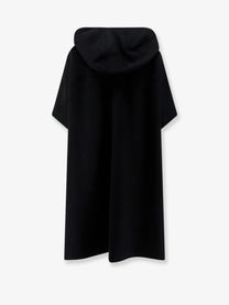 R2W Women's Rika Wool and Cashmere Poncho Black