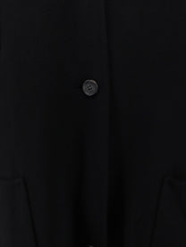 R2W Women's Rika Wool and Cashmere Poncho Black