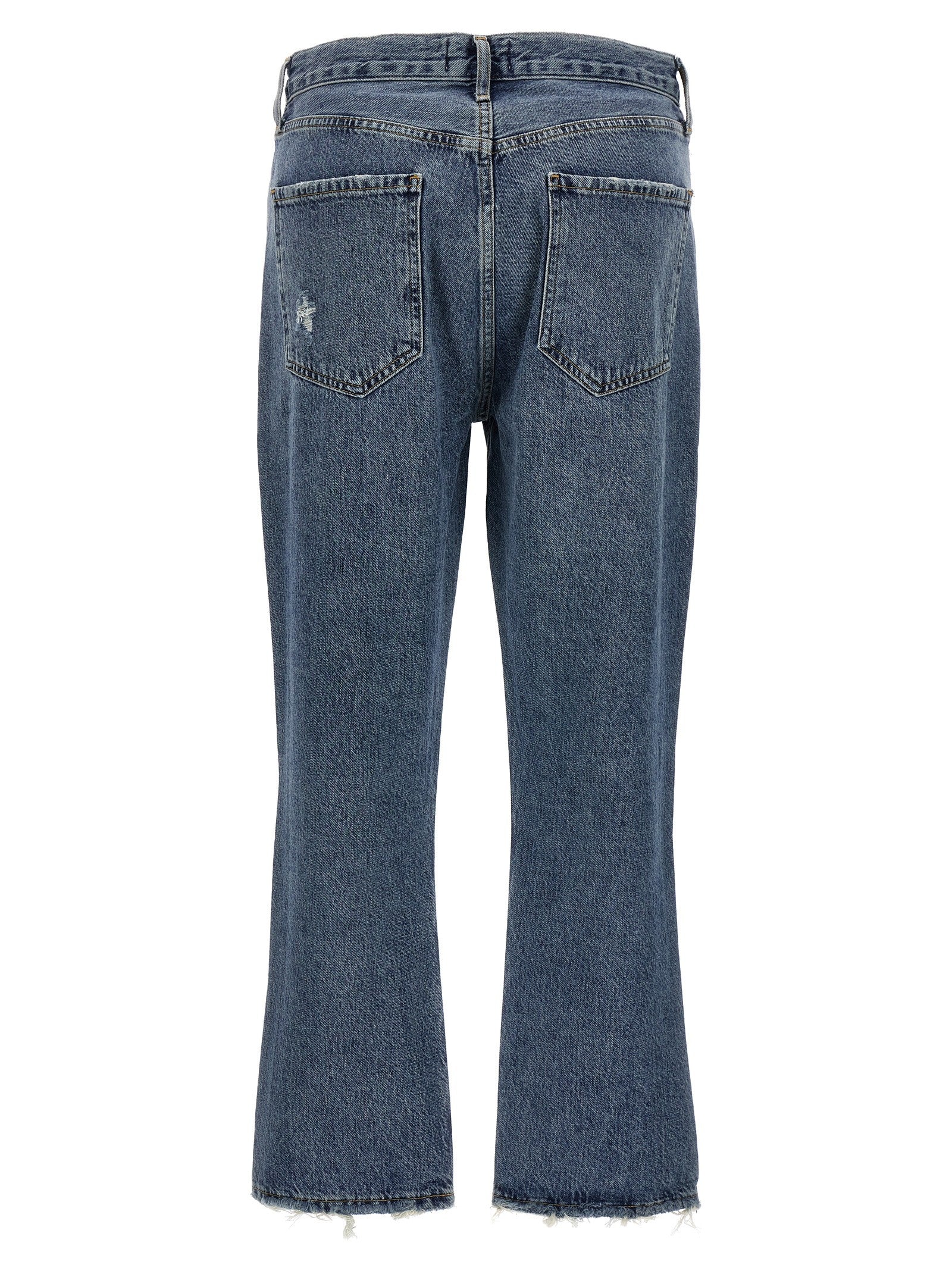 AGOLDE Riley Crop Jeans Blue
