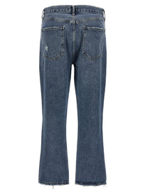 AGOLDE Riley Crop Jeans Blue