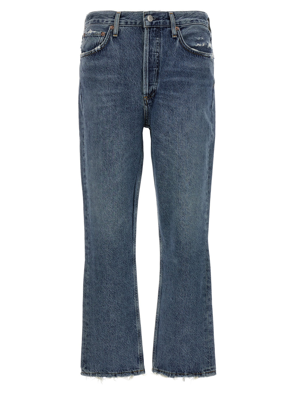 AGOLDE Riley Crop Jeans Blue