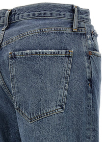 AGOLDE Riley Crop Jeans Blue