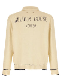 Golden Goose Rindley Polo Shirt White