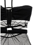 Nensi Dojaka Ring Bodysuit Black