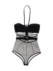Nensi Dojaka Ring Bodysuit Black