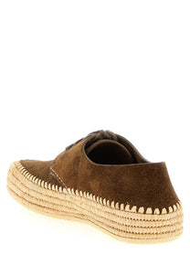 Loewe Rio Lace up Shoes Brown