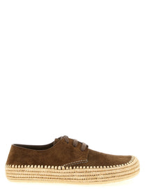 Loewe Rio Lace up Shoes Brown