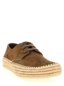 Loewe Rio Lace up Shoes Brown