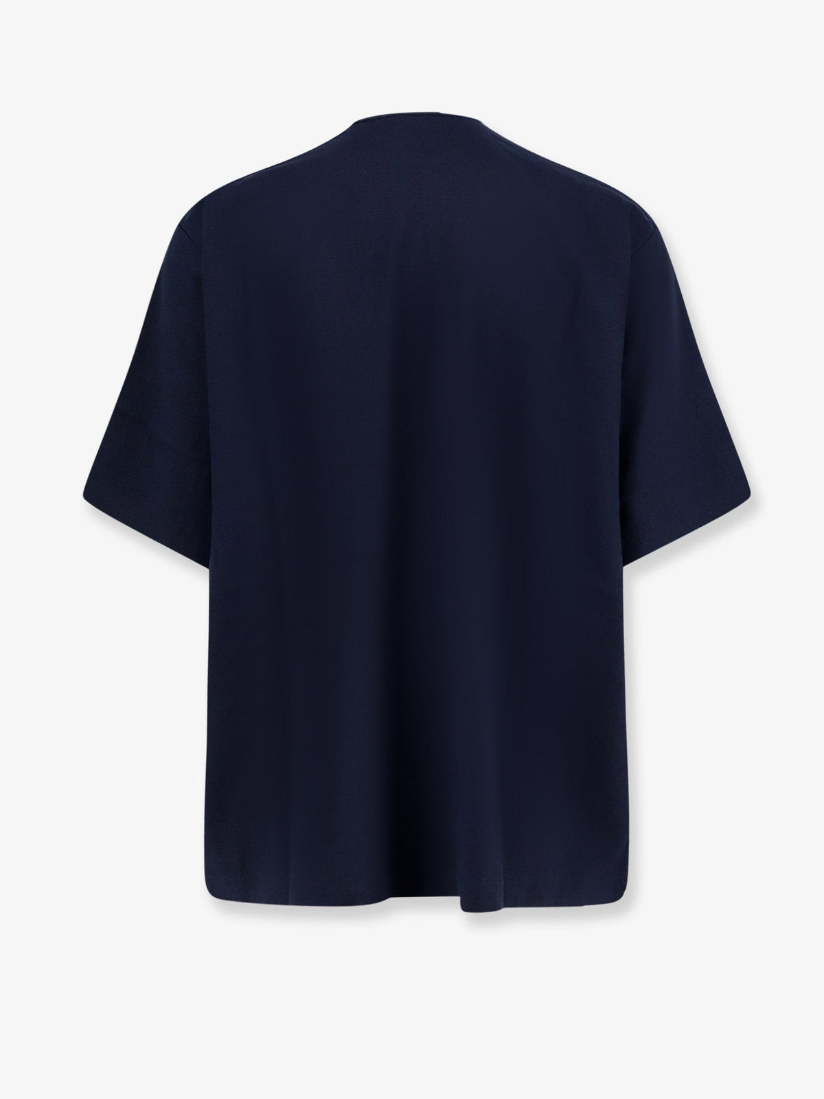 Hevò Men's Ripalta Shirt in Linen and Viscose Blend Blue
