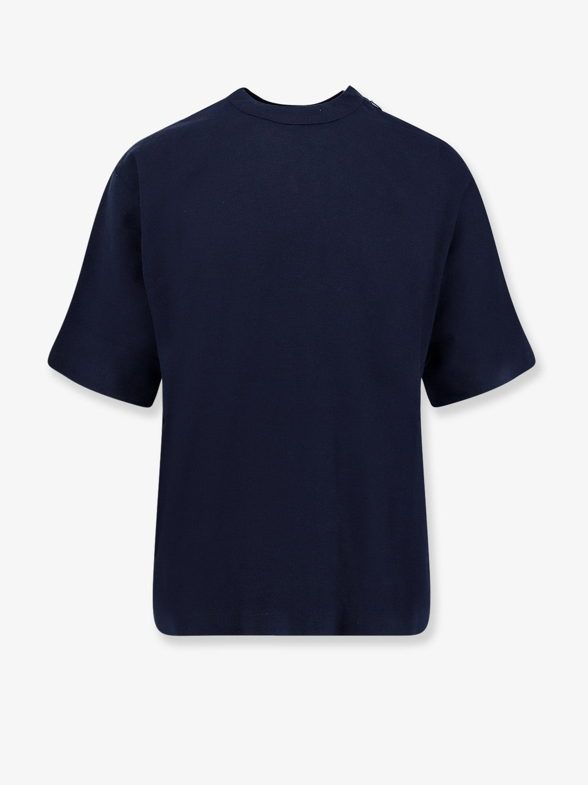 Hevò Men's Ripalta Shirt in Linen and Viscose Blend Blue