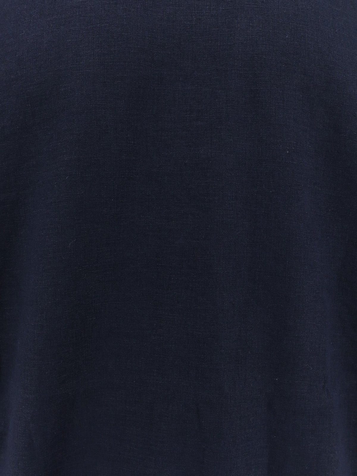 Hevò Men's Ripalta Shirt in Linen and Viscose Blend Blue