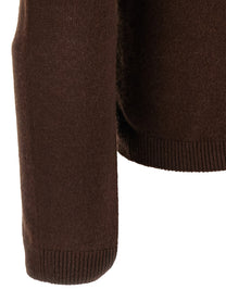 The Row Ripley Top Sweater Brown