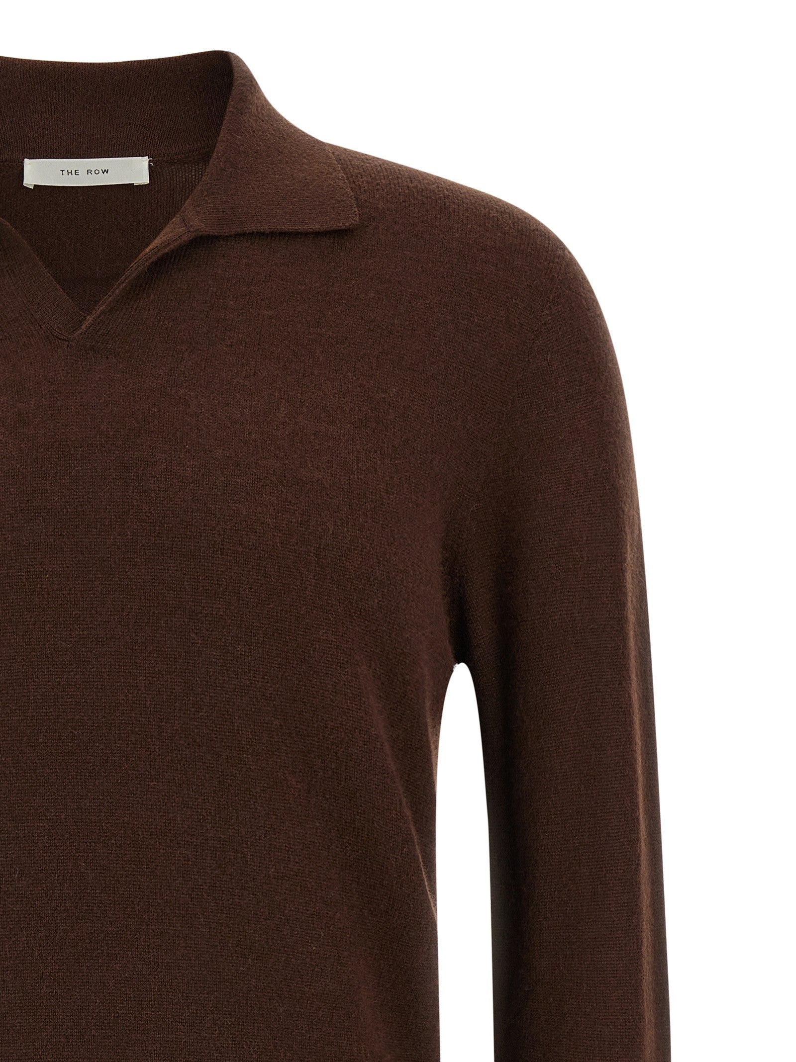 The Row Ripley Top Sweater Brown