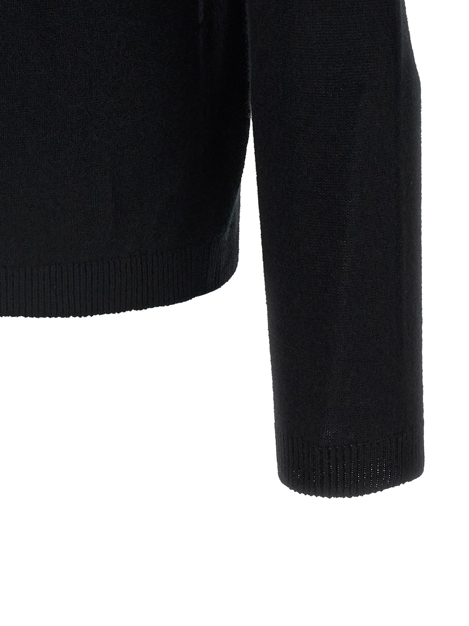 The Row Ripley Top Sweater Black