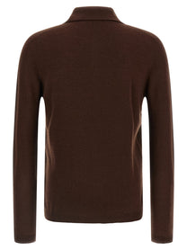 The Row Ripley Top Sweater Brown