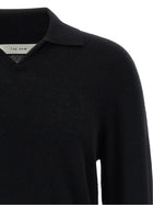 The Row Ripley Top Sweater Black, view 3