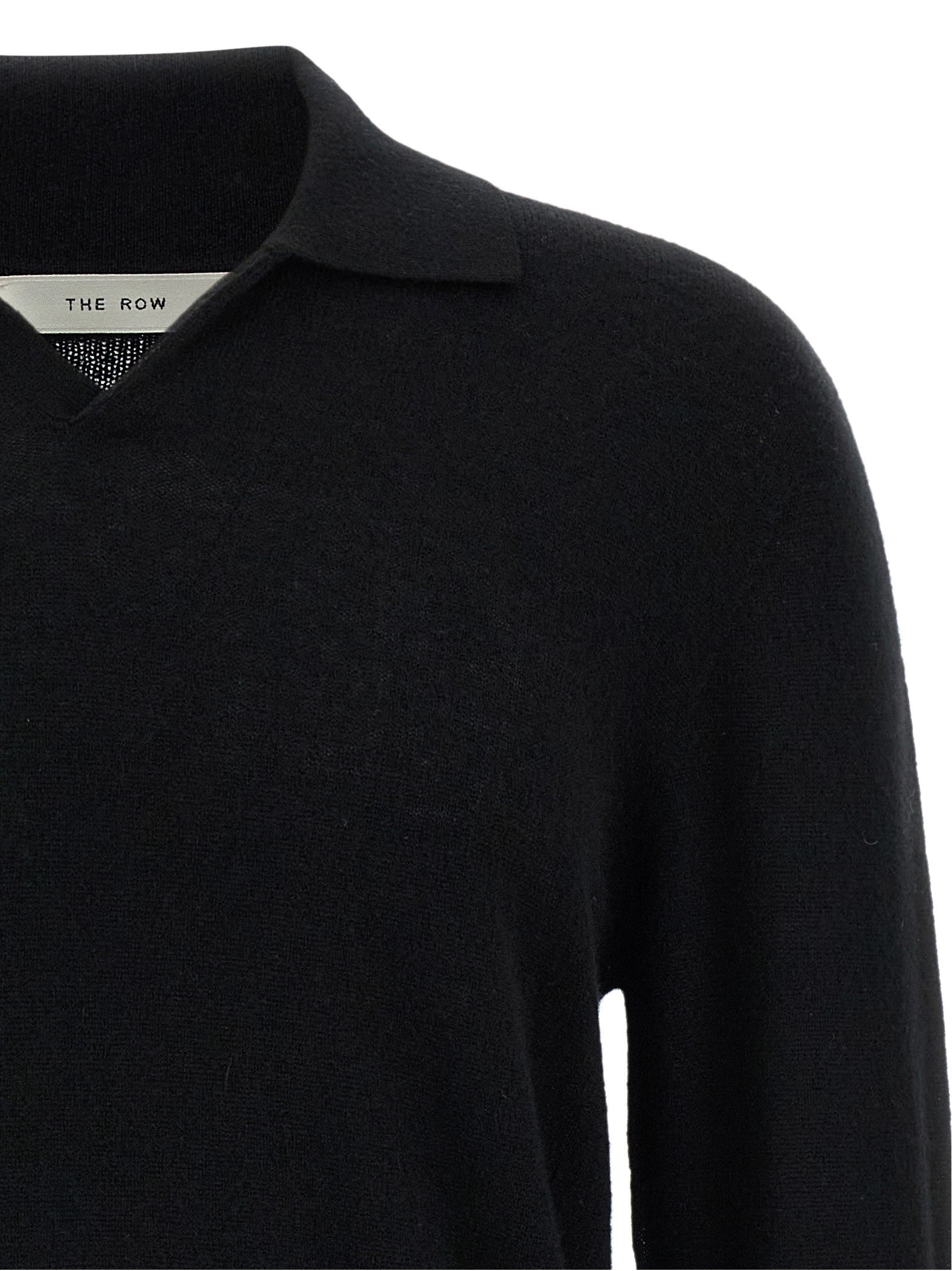 The Row Ripley Top Sweater Black