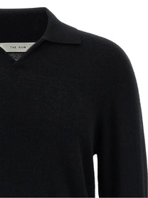The Row Ripley Top Sweater Black