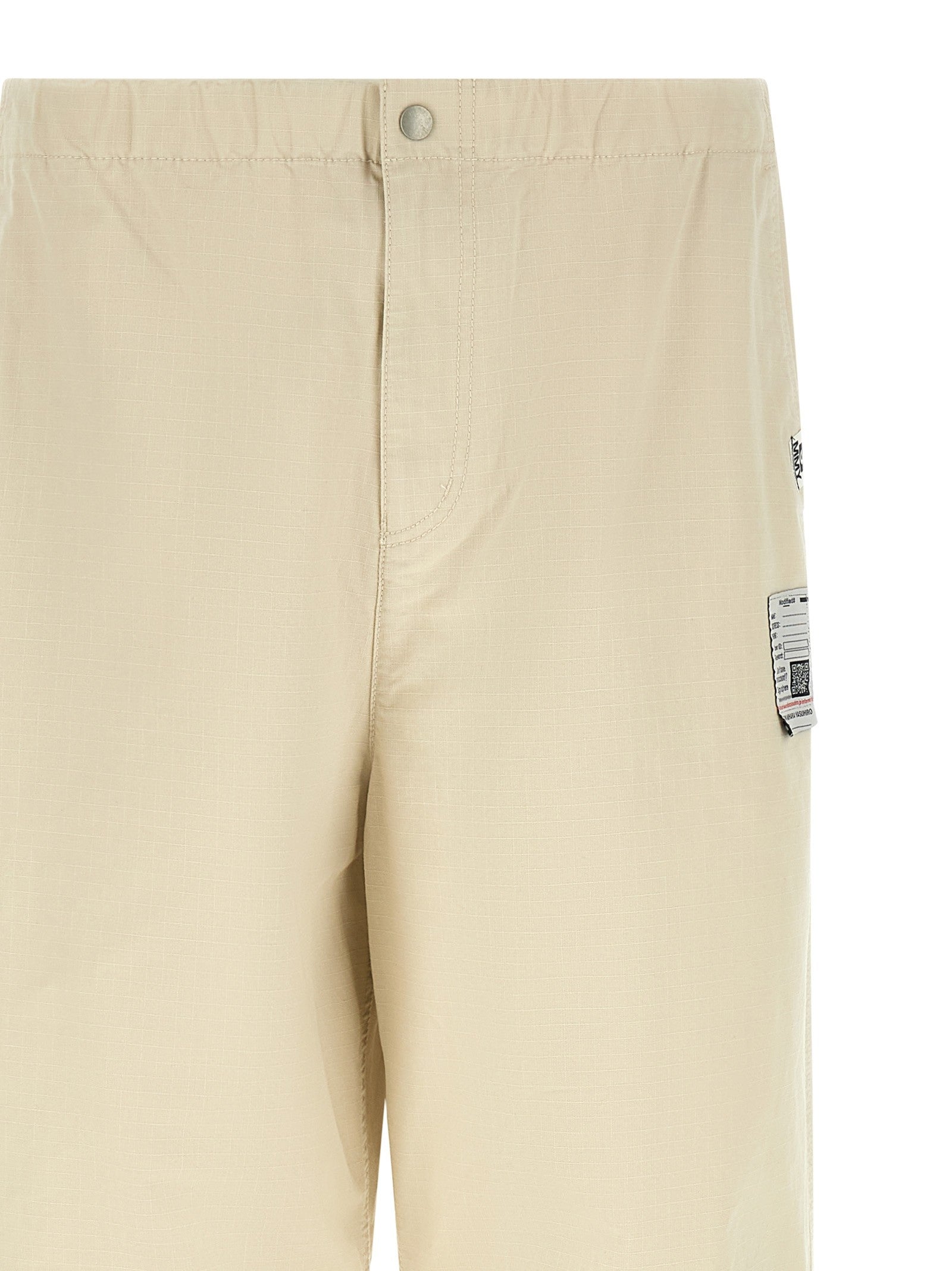 Maison MIHARA YASUHIRO Ripstop Parachute Pants Beige