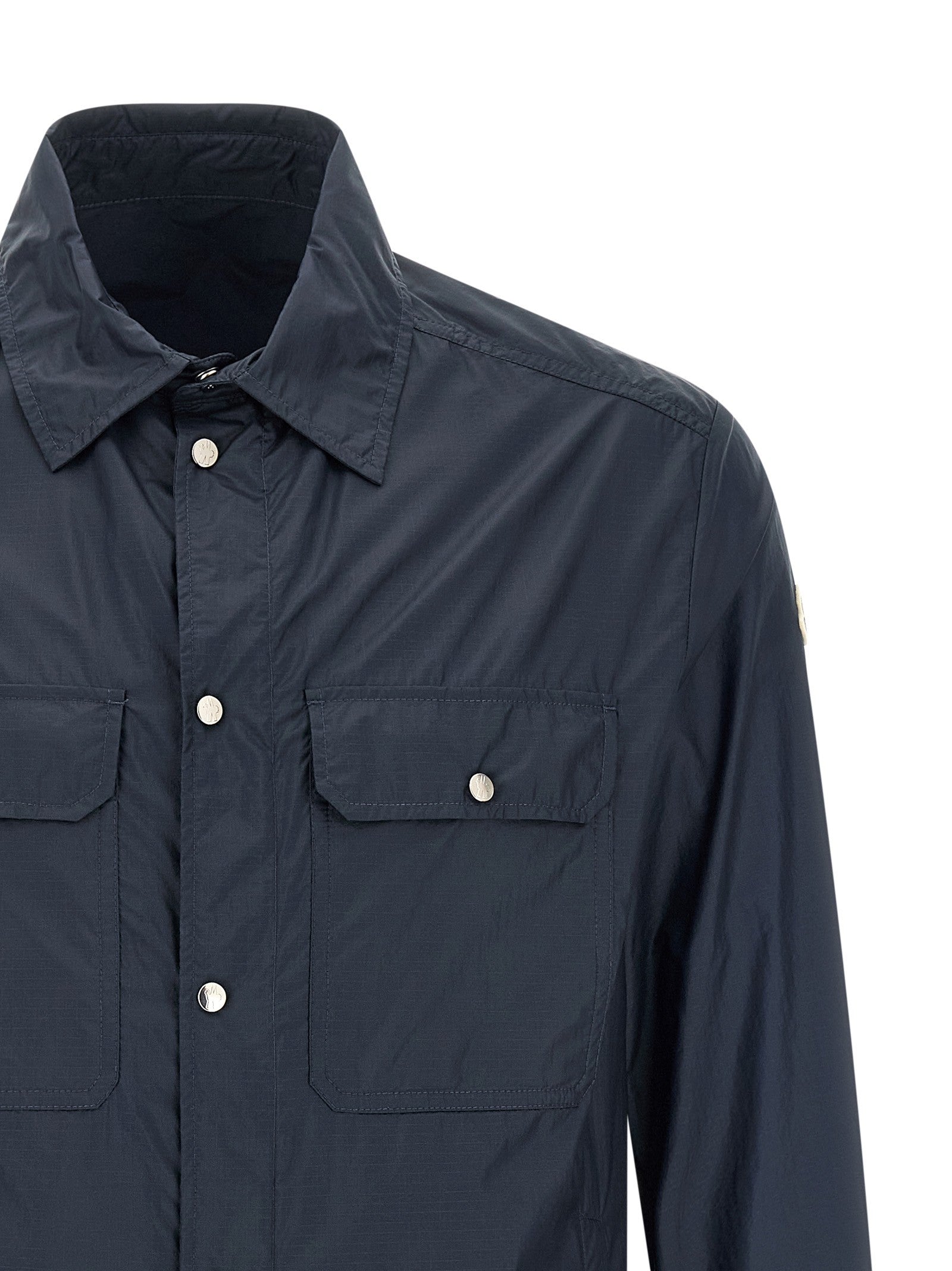 Moncler Ripstop Shirt Blue