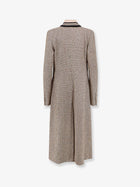 Dries Van Noten Women's Ritt Madras Cotton Blend Coat Beige
