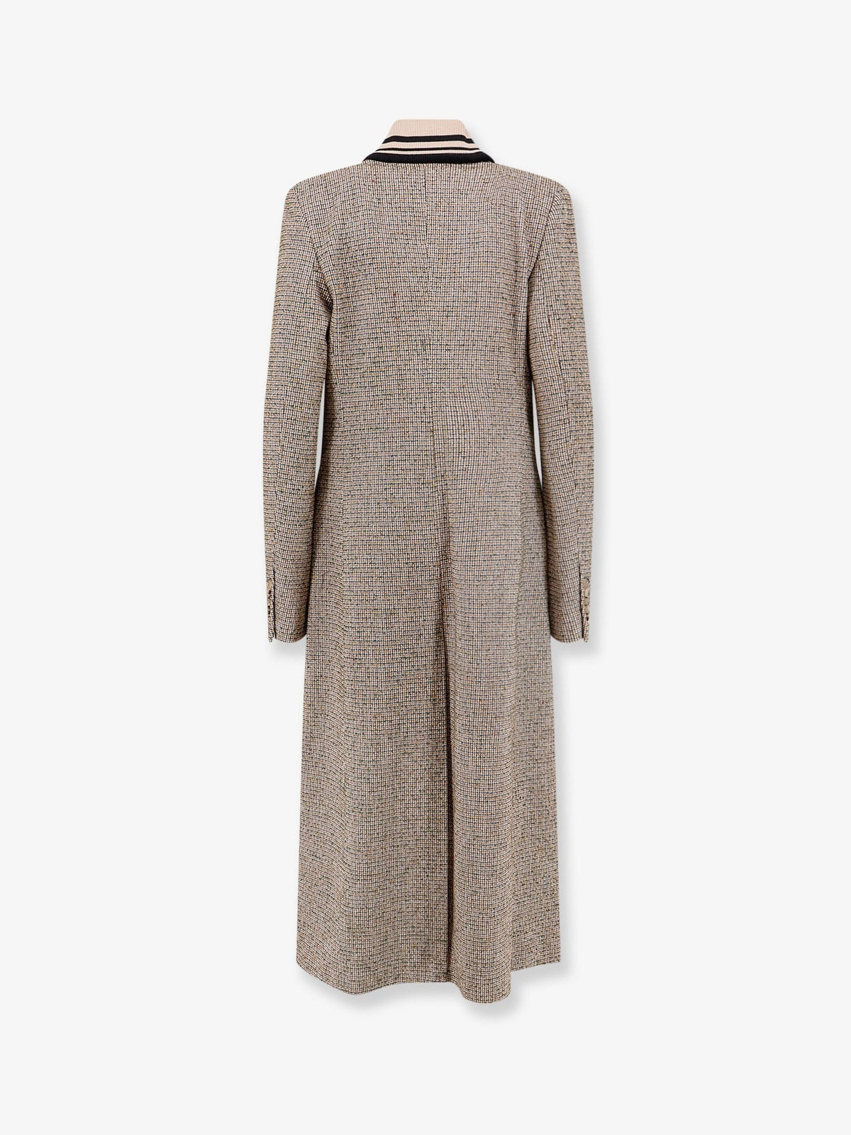 Dries Van Noten Women's Ritt Madras Cotton Blend Coat Beige