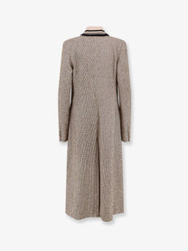 Dries Van Noten Women's Ritt Madras Cotton Blend Coat Beige