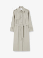 The Frankie Shop Women's Riva Cotton Blend Trench Coat Beige