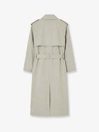 The Frankie Shop Women's Riva Cotton Blend Trench Coat Beige, view 2