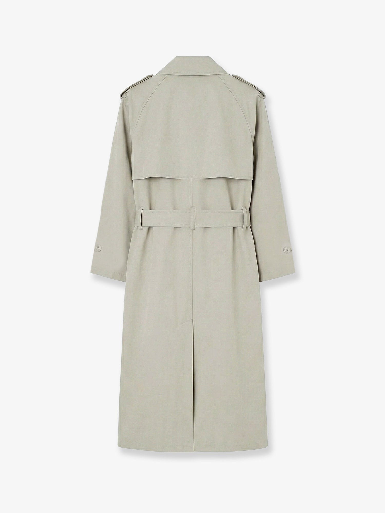 The Frankie Shop Women's Riva Cotton Blend Trench Coat Beige