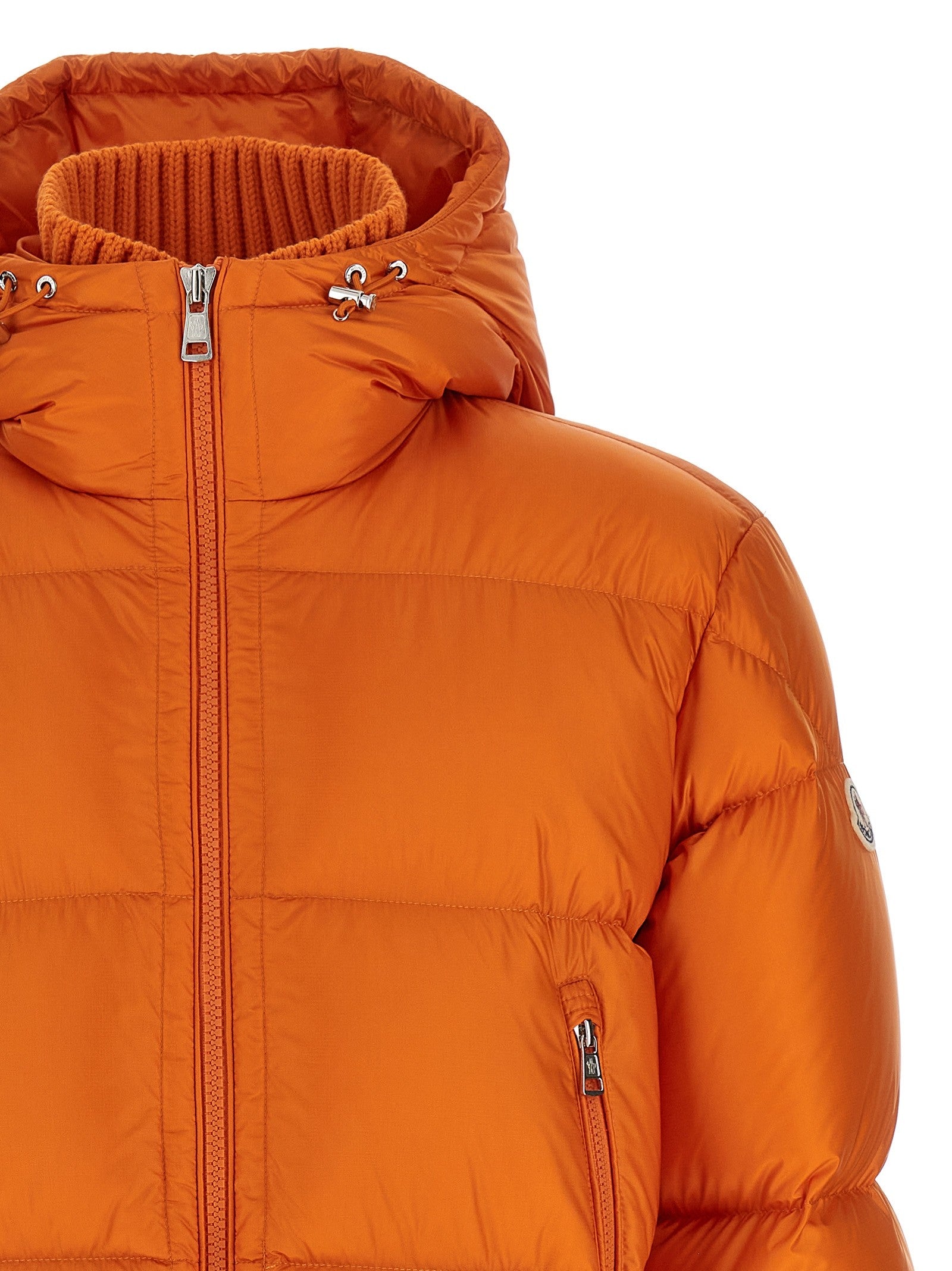 Moncler Rivau Down Jacket Orange