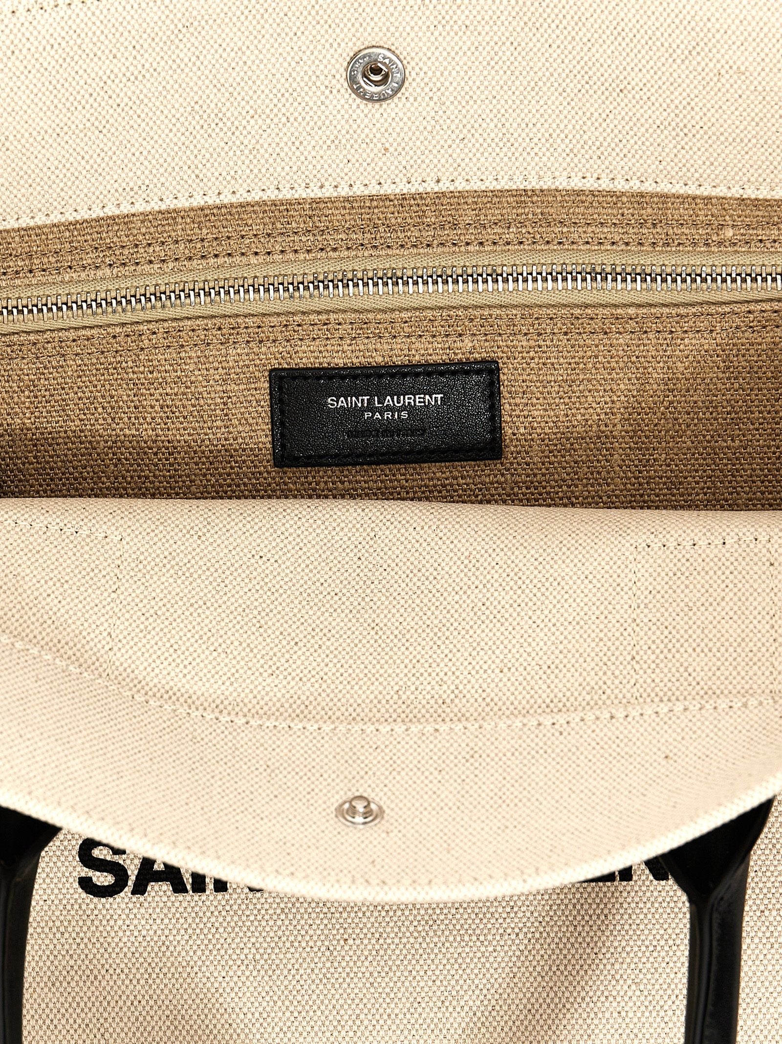 Saint Laurent Rive Gauche North South Shopping Bag White