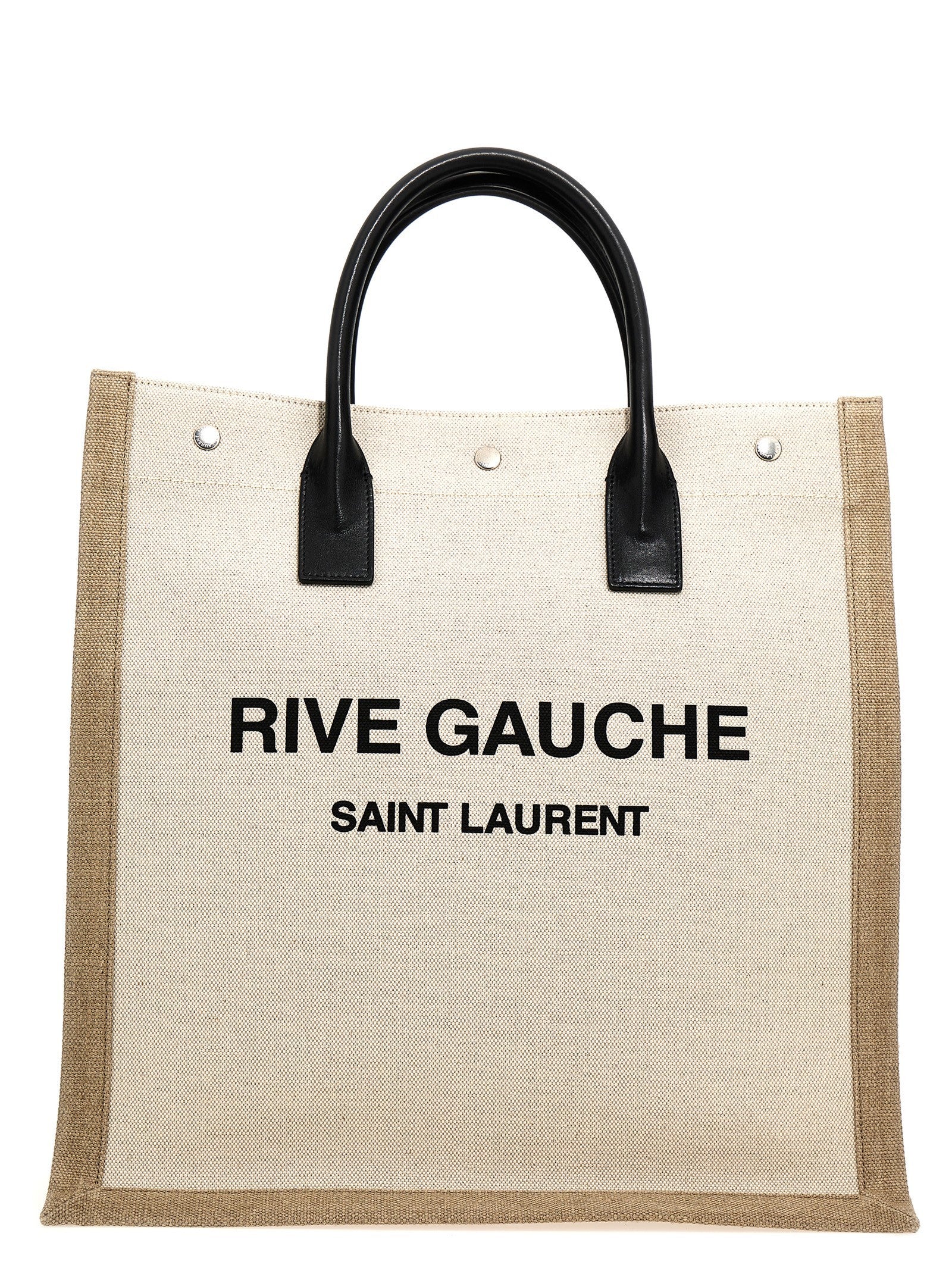 Saint Laurent Rive Gauche North South Shopping Bag White