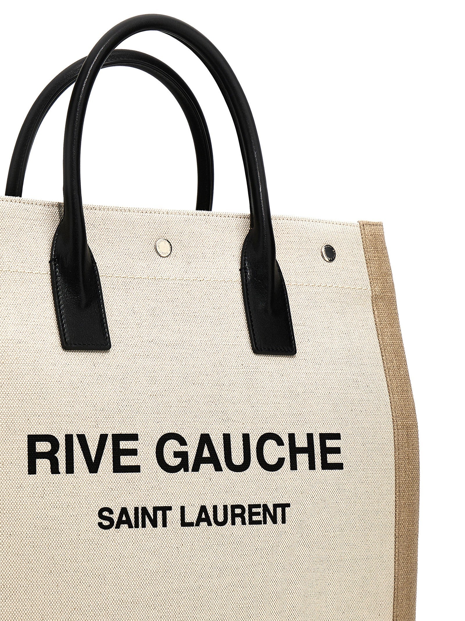 Saint Laurent Rive Gauche North South Shopping Bag White