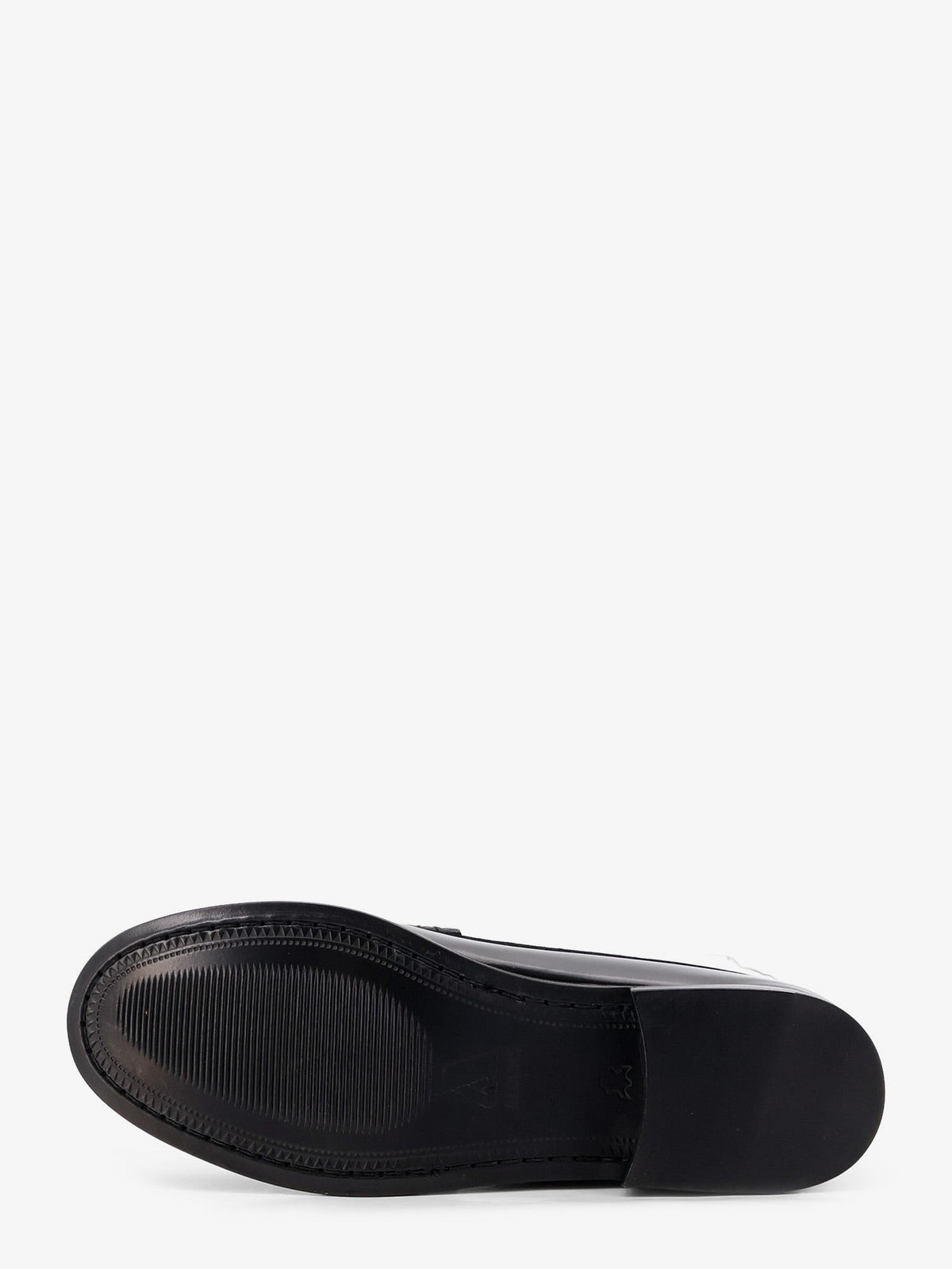Alohas Women's Rivet Leather Loafers Black, view 4